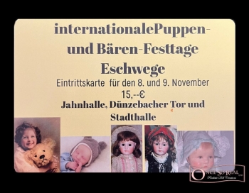 Eintrittskarte Eschweger Puppenfesttage 08.11.2025 UND 09.11.2025 *Wochenendticket