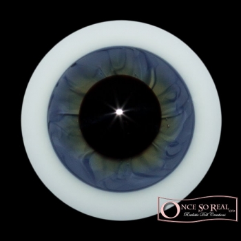 Lauscha HQ Realistic Kristallglas Augen 18 mm *Deep Dark Blue