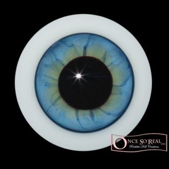 Lauscha HQ Realistic Kristallglas Augen 18 mm *Light Blue