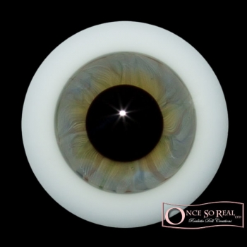 Lauscha HQ Realistic Kristallglas Augen 18 mm *Light Grey