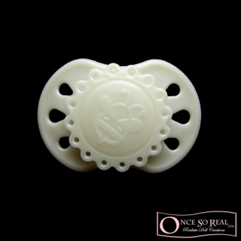 Original Honey Bug Vintage Frühchen Schnuller für Einlegemagnet *cream
