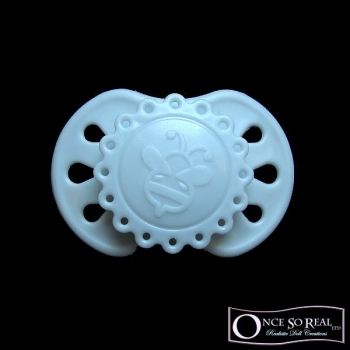 Original Honey Bug Vintage Frühchen Schnuller für Einlegemagnet *light blue